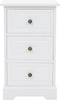 vidaXL - Nachtkastje - 35x32x59 - cm - MDF - en - grenenhout
