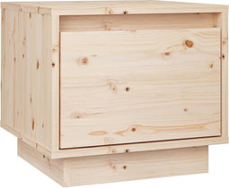 vidaXL - Nachtkastje - 35x34x32 - cm - massief - grenenhout