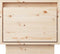 vidaXL - Nachtkastje - 35x34x32 - cm - massief - grenenhout