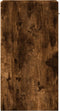 vidaXL - Nachtkastje - 35x34x65 - cm - bewerkt - hout - gerookt - eikenkleurig