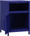 vidaXL - Nachtkastje - 35x35x51 - cm - staal - marineblauw