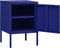 vidaXL - Nachtkastje - 35x35x51 - cm - staal - marineblauw