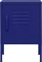 vidaXL - Nachtkastje - 35x35x51 - cm - staal - marineblauw