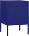 vidaXL - Nachtkastje - 35x35x51 - cm - staal - marineblauw