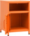 vidaXL - Nachtkastje - 35x35x51 - cm - staal - oranje