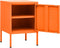 vidaXL - Nachtkastje - 35x35x51 - cm - staal - oranje