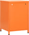 vidaXL - Nachtkastje - 35x35x51 - cm - staal - oranje