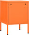 vidaXL - Nachtkastje - 35x35x51 - cm - staal - oranje