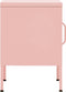 vidaXL - Nachtkastje - 35x35x51 - cm - staal - roze