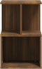 vidaXL - Nachtkastje - 35x35x55 - cm - bewerkt - hout - bruin - eikenkleur
