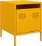 vidaXL - Nachtkastje - 35x39x43,5 - cm - staal - mosterdgeel