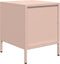 vidaXL - Nachtkastje - 35x39x43,5 - cm - staal - roze