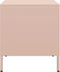 vidaXL - Nachtkastje - 35x39x43,5 - cm - staal - roze