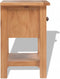vidaXL - Nachtkastje - 36x30x47 - cm - massief - eikenhout