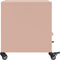 vidaXL - Nachtkastje - 36x39x43,5 - cm - staal - roze