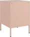 vidaXL - Nachtkastje - 36x39x50,5 - cm - staal - roze
