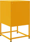 vidaXL - Nachtkastje - 36x39x60,5 - cm - staal - mosterdgeel