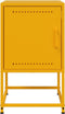 vidaXL - Nachtkastje - 36x39x60,5 - cm - staal - mosterdgeel