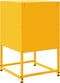 vidaXL - Nachtkastje - 36x39x60,5 - cm - staal - mosterdgeel