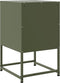 vidaXL - Nachtkastje - 36x39x60,5 - cm - staal - olijfgroen