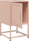 vidaXL - Nachtkastje - 36x39x60,5 - cm - staal - roze