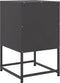 vidaXL - Nachtkastje - 36x39x60,5 - cm - staal - zwart