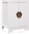 vidaXL - Nachtkastje - 38x28x52 - cm - paulowniahout - wit