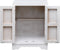 vidaXL - Nachtkastje - 38x28x52 - cm - paulowniahout - wit