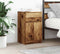 vidaXL - Nachtkastje - 39x35x65 - cm - bewerkt - hout - oud - houtkleurig