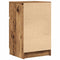 vidaXL - Nachtkastje - 39x35x65 - cm - bewerkt - hout - oud - houtkleurig