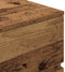 vidaXL - Nachtkastje - 39x35x65 - cm - bewerkt - hout - oud - houtkleurig