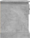 vidaXL - Nachtkastje - 39x39x47,5 - cm - bewerkt - hout - betongrijs