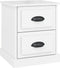vidaXL - Nachtkastje - 39x39x47,5 - cm - bewerkt - hout - hoogglans - wit