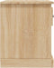 vidaXL - Nachtkastje - 39x39x47,5 - cm - bewerkt - hout - sonoma - eikenkleurig