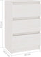vidaXL - Nachtkastje - 40x29,5x64 - cm - massief - grenenhout - wit
