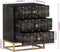 vidaXL - Nachtkastje - 40x29x50 - cm - massief - mangohout
