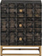 vidaXL - Nachtkastje - 40x29x50 - cm - massief - mangohout