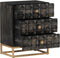 vidaXL - Nachtkastje - 40x29x50 - cm - massief - mangohout