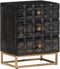 vidaXL - Nachtkastje - 40x29x50 - cm - massief - mangohout