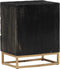 vidaXL - Nachtkastje - 40x29x50 - cm - massief - mangohout