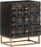 vidaXL - Nachtkastje - 40x29x50 - cm - massief - mangohout