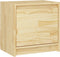vidaXL - Nachtkastje - 40x30,5x40 - cm - massief - grenenhout