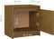 vidaXL - Nachtkastje - 40x30,5x40 - cm - massief - grenenhout - honingbruin