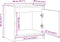 vidaXL - Nachtkastje - 40x30,5x40 - cm - massief - grenenhout - honingbruin