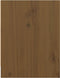 vidaXL - Nachtkastje - 40x30,5x40 - cm - massief - grenenhout - honingbruin