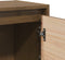 vidaXL - Nachtkastje - 40x30,5x40 - cm - massief - grenenhout - honingbruin