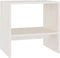 vidaXL - Nachtkastje - 40x30,5x40 - cm - massief - grenenhout - wit