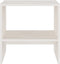 vidaXL - Nachtkastje - 40x30,5x40 - cm - massief - grenenhout - wit
