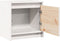 vidaXL - Nachtkastje - 40x30,5x40 - cm - massief - grenenhout - wit