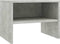 vidaXL - Nachtkastje - 40x30x30 - cm - bewerkt - hout - betongrijs